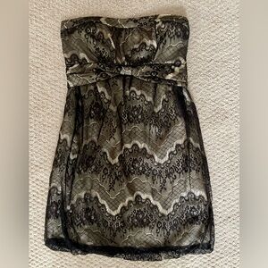 Kimchi Blue Black Lace Mini Dress